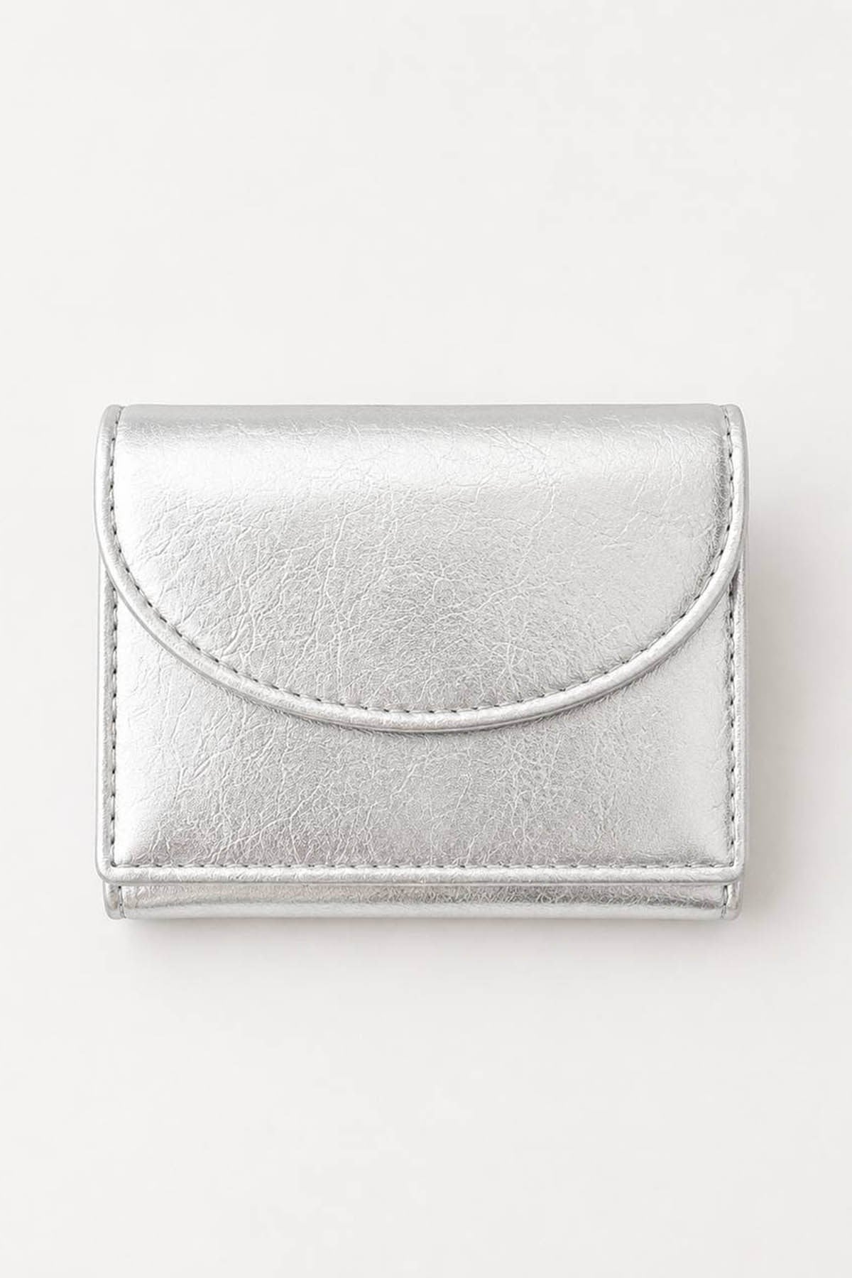 Silver leather wallet