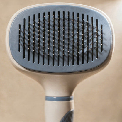 Self-Cleaning Cat Grooming Brush — One Click and It's Empty