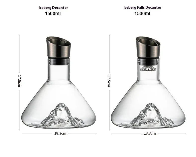 Decanter on a table