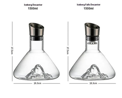 Decanter on a table
