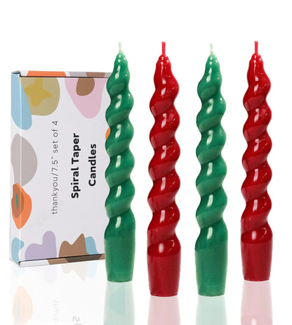 Taper candles boxed