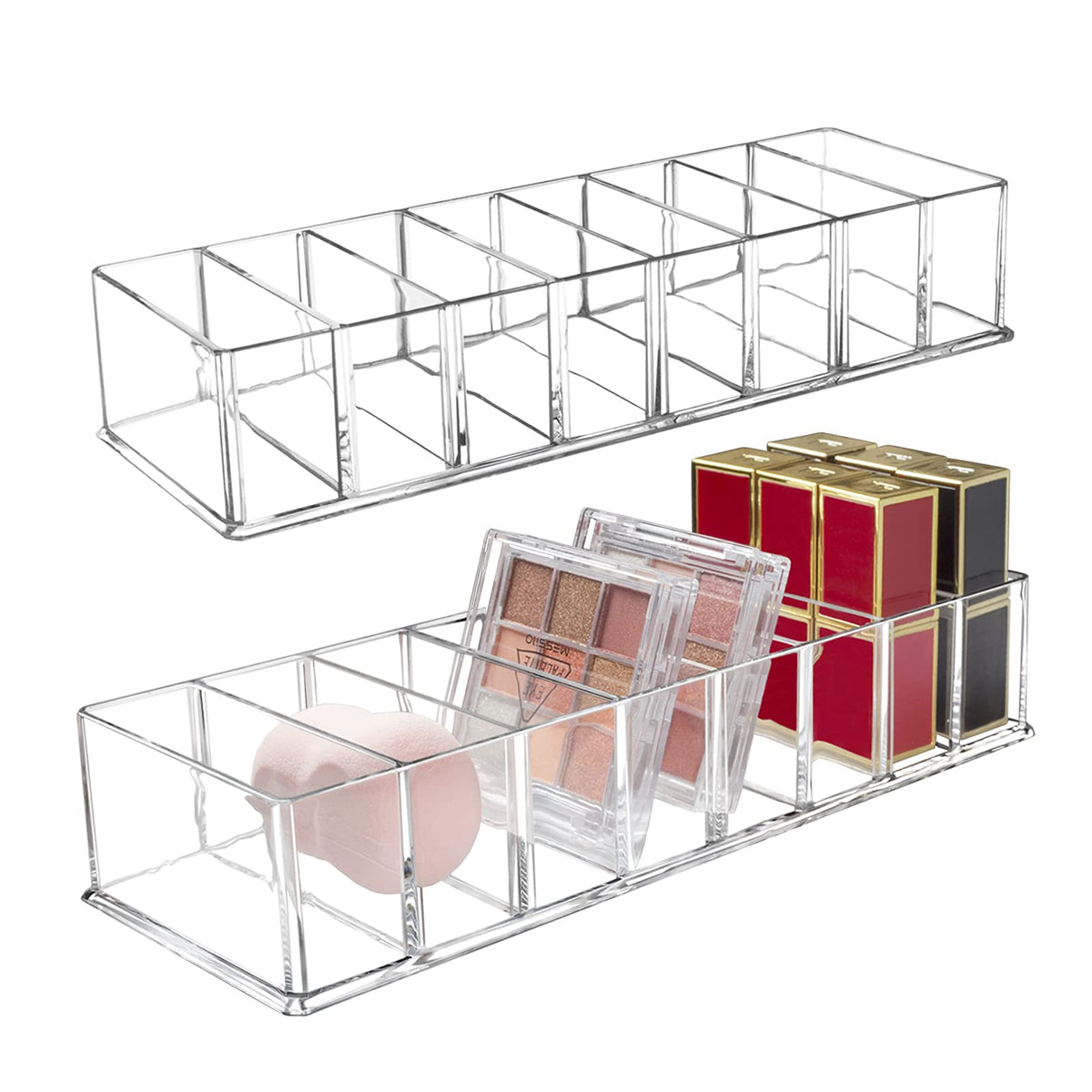 Acrylic organiser drawer detail