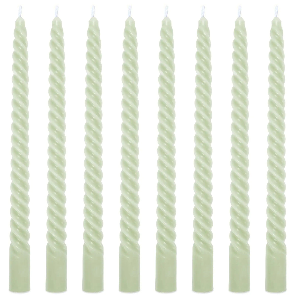 Taper candles in holders
