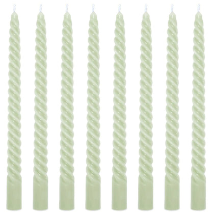 Taper candles in holders
