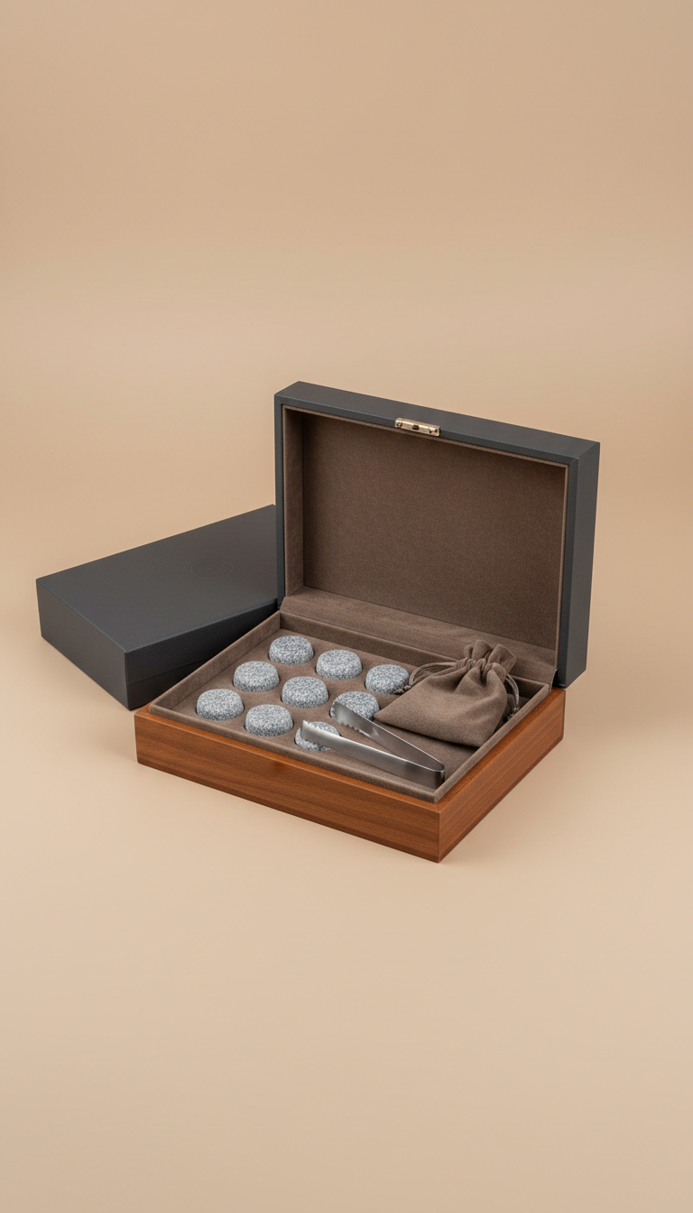 Reusable Whiskey Chilling Stones Set