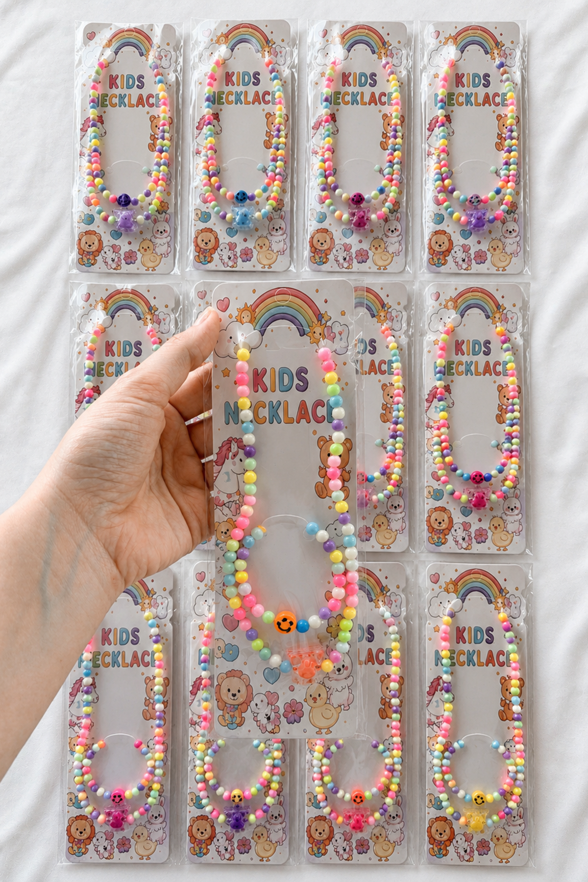 Children's necklace and bracelet gift set A