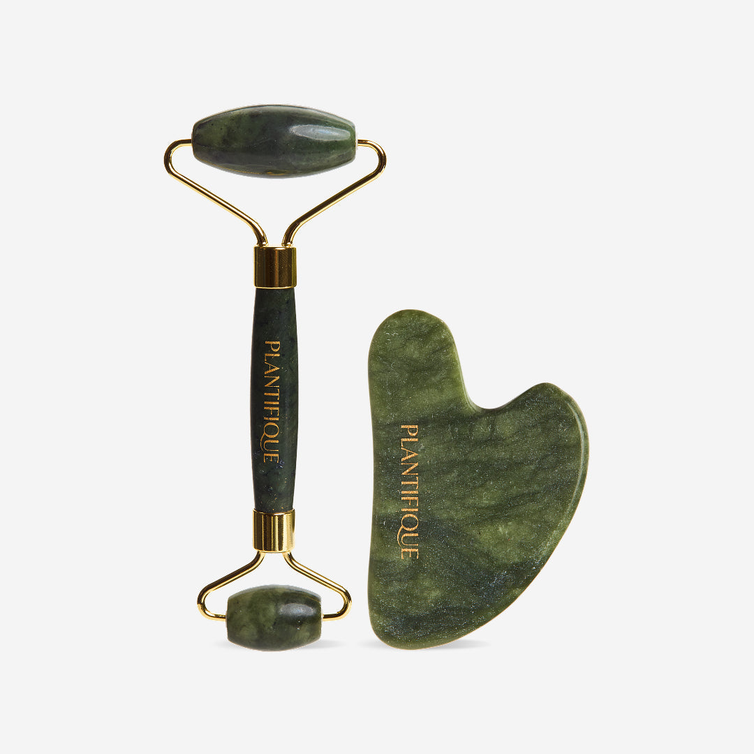 Jade Roller and Gua Sha Stone Set
