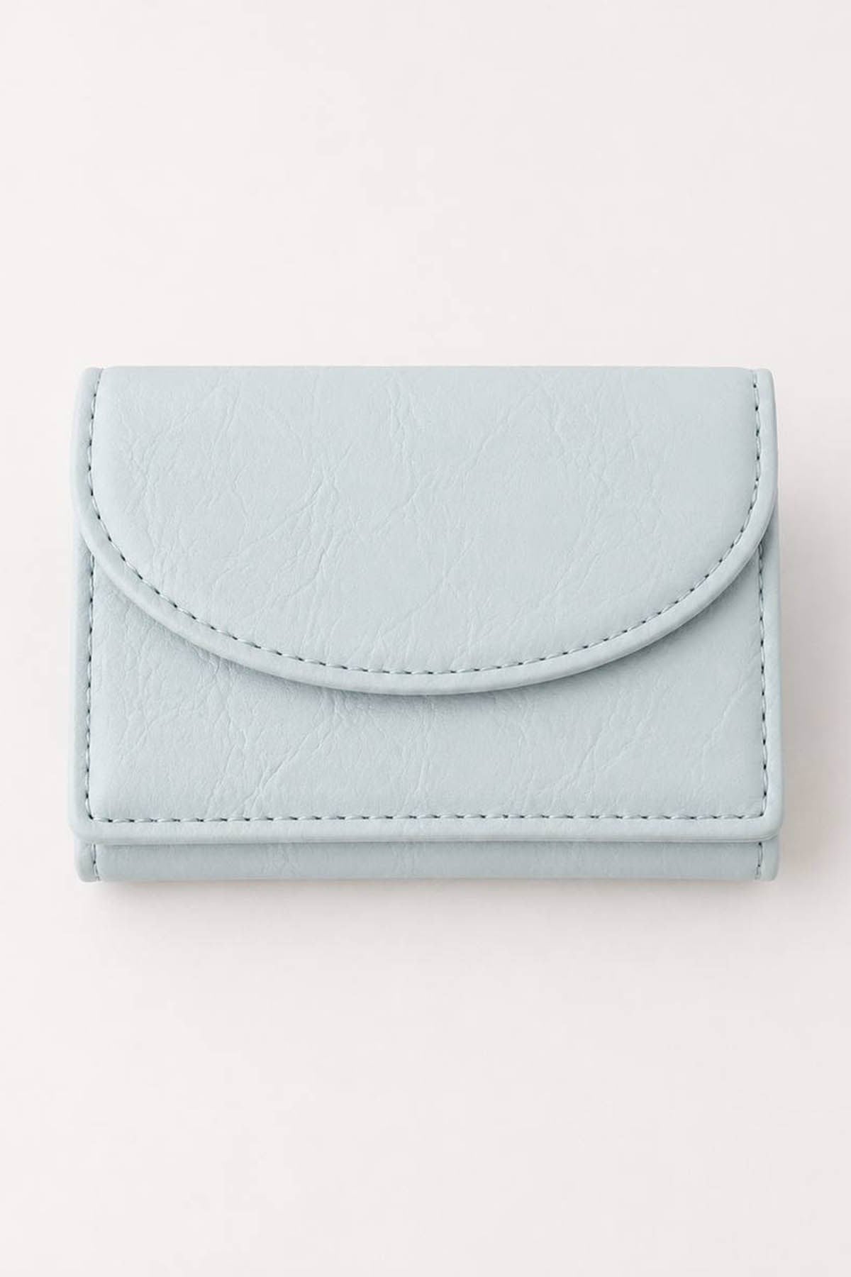 Light blue leather wallet