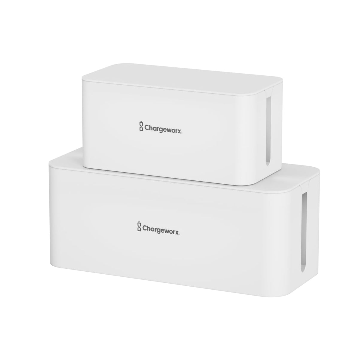 Cable management box, closed
