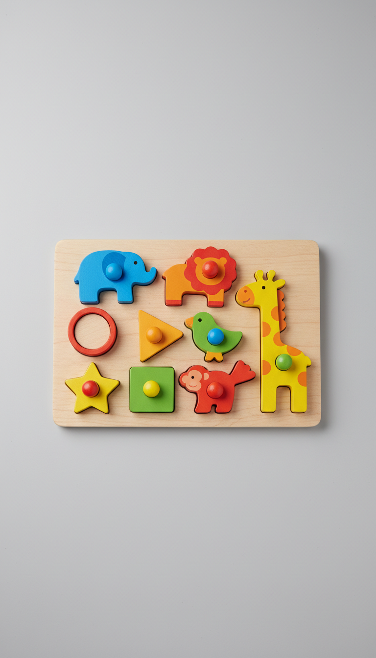 Wooden Animal Puzzle Set