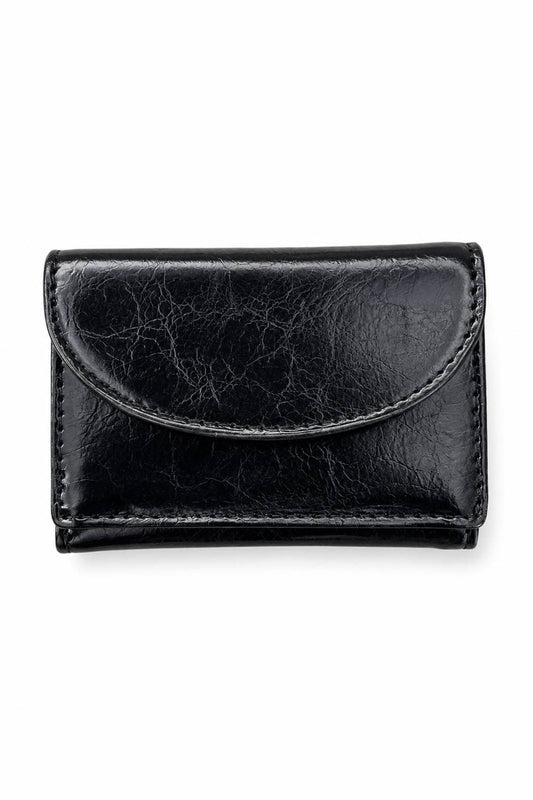 Black leather wallet